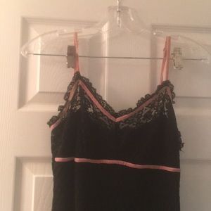 Betsey Johnson black baby doll mesh dress